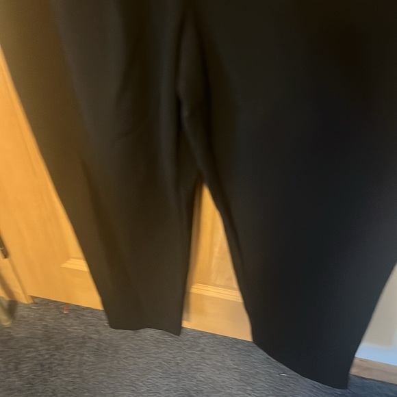 Calvin Klein black pants suit size 8 zipper closure flutter sleeve - Picture 4 of 5
